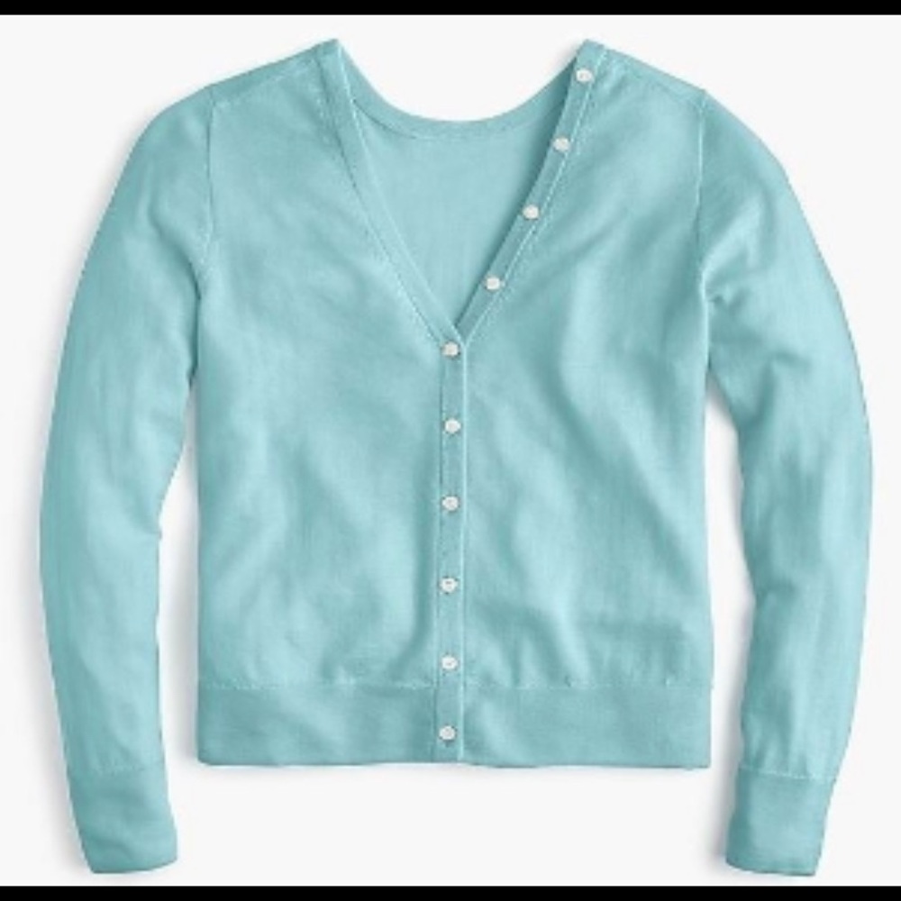 J.Crew Button Back Wool Cardigan